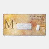 Gold Monogram Bureaumat (Keyboard & Muis)