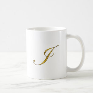 Gold Monogram I Koffiemok
