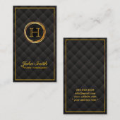 Gold Monogram Investigator Visitekaartje (Voorkant / Achterkant)