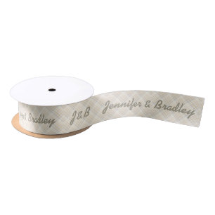 Gold Monogram Wedding Aangepaste naam op maat Lint