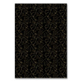 Gold monstera leaf Wedding bedankt voor de tafelka (Achterkant)