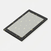 Gold Moon en sterren Post-it® Notes (Schuin)