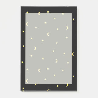 Gold Moon en sterren Post-it® Notes