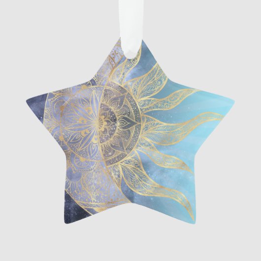 Gold Moon Sun Mandala Celestial Design (devant)