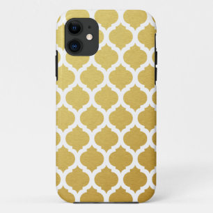 Gold Moroccan Pattern iPhone Case
