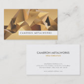 GOLD MOUNTAIN Designer Carte de visite (Devant / Derrière)