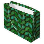 "Gold 'n Leaf" cadeautas tas (Achterkant Gekanteld)
