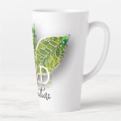 Gold Nature : Emeraude - Latte Mug (Droite)