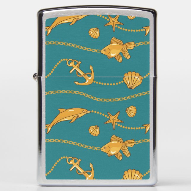 Gold Nautical Pattern (Voorkant)