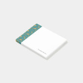 Gold Nautical Pattern Post-it® Notes (Schuin)