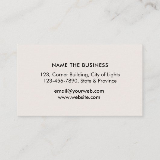 Gold Nib Loan Signing Agent Writer Author Business Visitekaartje (Achterkant)