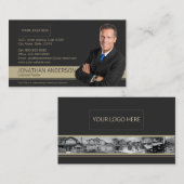 Gold noir Carte de visite 21 siècle (Devant / Derrière)