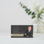 Gold noir Carte de visite 21 siècle (Debout devant)