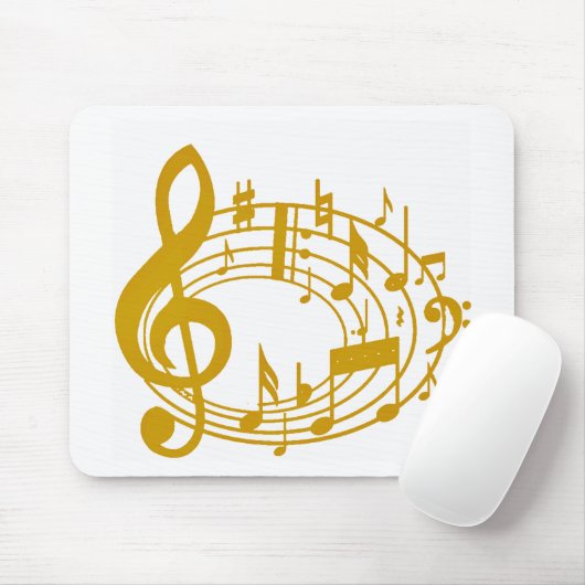 Gold Notes_ Muismat (Met muis)