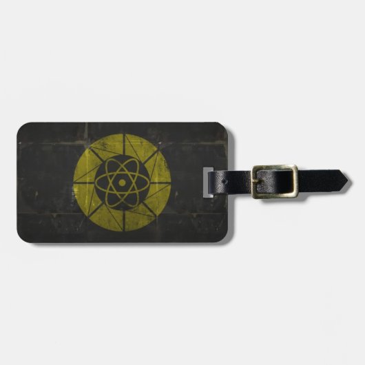 Gold Nuclear Bagagelabel (Voorkant horizontaal)