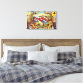 Gold Nuggets Antiek Sigar Label Canvas Afdruk (Insitu (Slaapkamer))