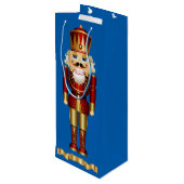 Gold Nutkraker Wijn Cadeautas (Achterkant Gekanteld)