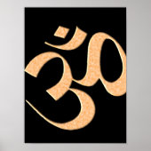 Gold Om  Poster (Voorkant)