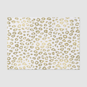 Gold Ombre Leopard Print Tissuepapier