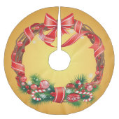 Gold Ombre met kerstmis Kerstboom Rok (Voorkant)