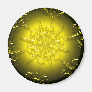 Gold Ornament Magnet Magneet