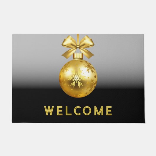 Gold Ornament Vakantie Deurmat (Voorkant)