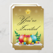 Gold-ornimental, uw aangepaste 5-inch x 7-inch uit kaart (Voorkant / Achterkant)