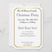 Gold Ornimental, vos invitations personnalisées de (Dos)