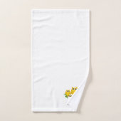 Gold Owls Design Monogrammed (Serviette à main)