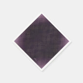 Gold Paarse Elegance Diamond Geo Deco Wedding Servet (Hoek)