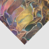 Gold Paarse Wall Art Dream Tissuepapier (Detail)