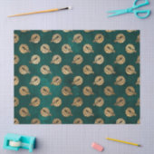 Gold  packs op groene ontkoppeling tissuepapier (Craft)