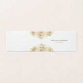 Gold Paisley Mandala Visitekaartjes (Buitenkant ongevouwen)