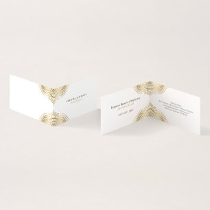 Gold Paisley Mandala Visitekaartjes