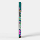 Gold Paisley Peacock & Feathers Case-Mate iPhone Case (Achterkant / Rechts)