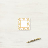 Gold Palm Fronds Post-it® Notes (Op bureau)