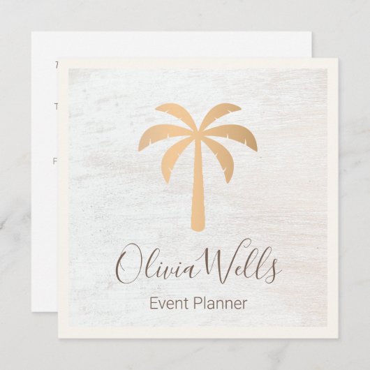 Gold Palm Tree-certificaat (Voorkant / Achterkant)