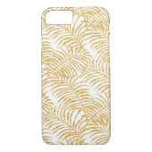 Gold Palm Verlof iPhone Case (Achterkant)