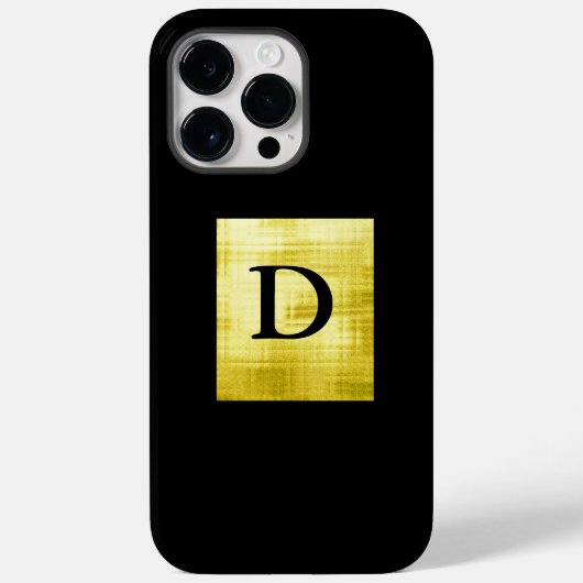 Gold paneled Black-II Case-Mate iPhone Case (Achterkant)