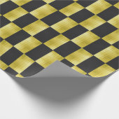 Gold-Paneled Black-IV Wrapping Paper Cadeaupapier (Hoek)