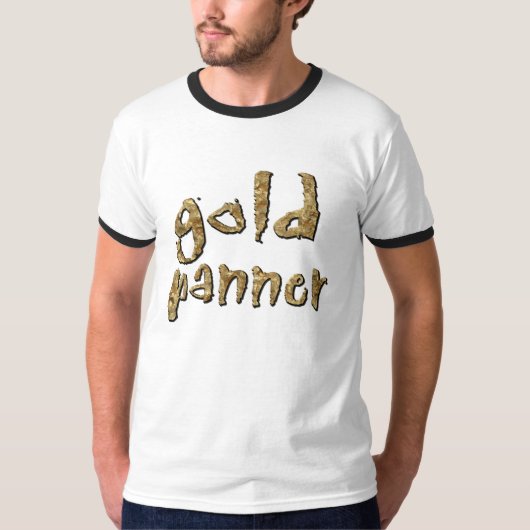 Gold Panning Prospector T-Shirt (Voorkant)