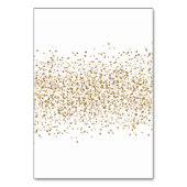 Gold Parties scintillant Blanc Deux Nom Cartes de  (Dos)