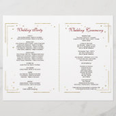 Gold Parties scintillant Bourgogne Programme de ma (Dos)