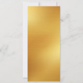 Gold Party Ticket Invitation (Dos)