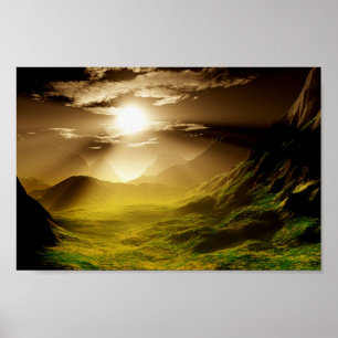 Gold Path Poster