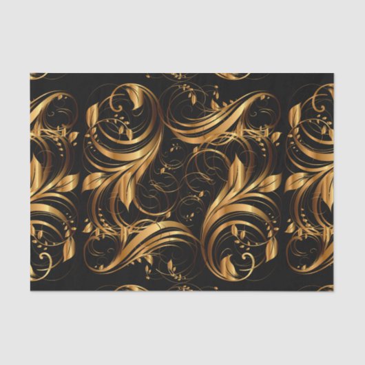 Gold Pattern 1R Tissuepapier (Voorkant)