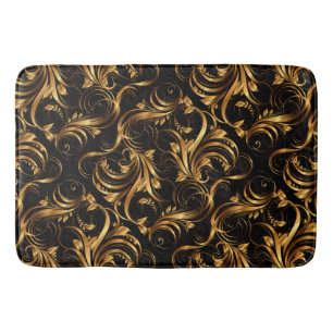 Gold Pattern 2 Bath Mats Badmat