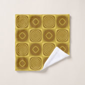 Gold Pattern Bad Handdoek (Wasdoekje)