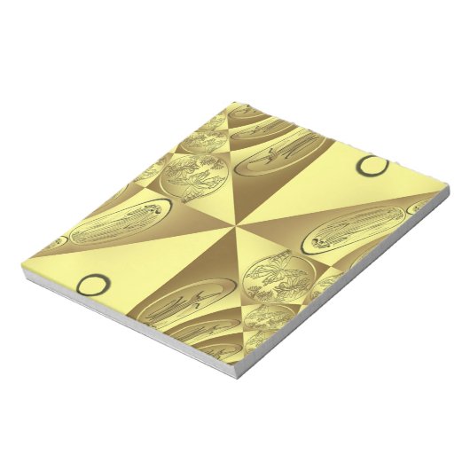 Gold Pattern Notitieblok (Gedraaid)