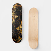 Gold Pattern Skateboard (Voorkant)